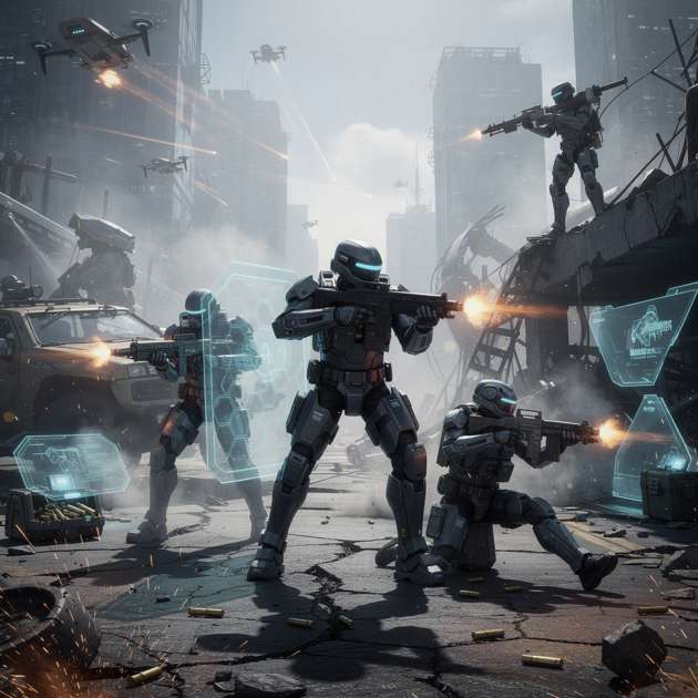 Squad Strike 3D - Jabali AI Poster