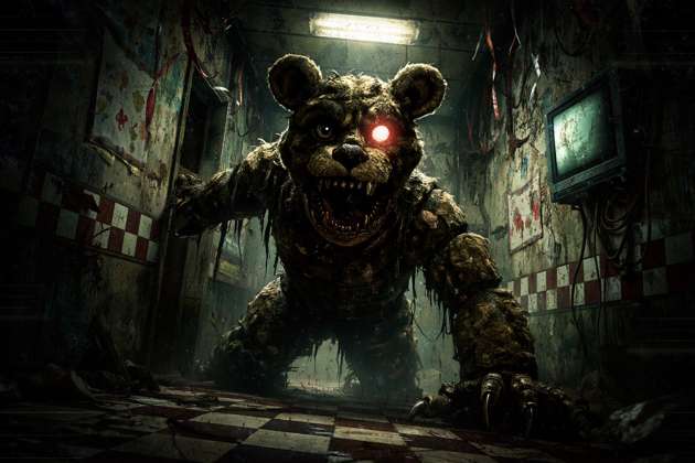 FNAF VHS 3D Night Terrors - Jabali AI Poster