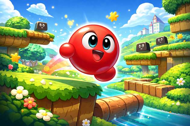 Red Ball Adventure 4 - Jabali AI Poster