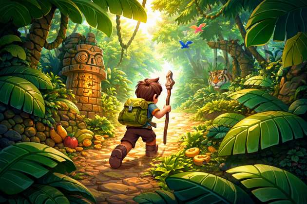 Jungle Survivor Escape - Jabali AI Poster