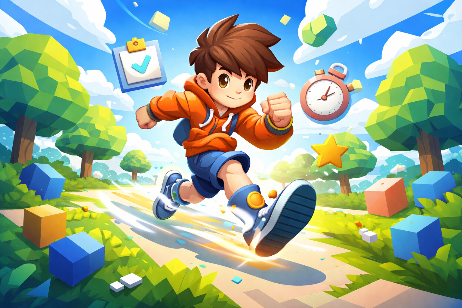 SpeedQuest 3D: Task Rush - Instant game by Jabali AI