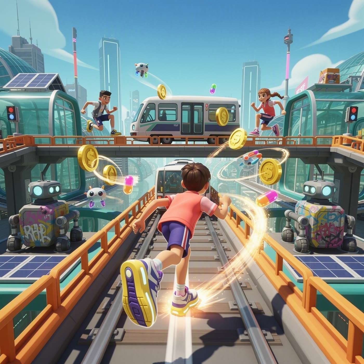 Lane Rush 3D game artwork