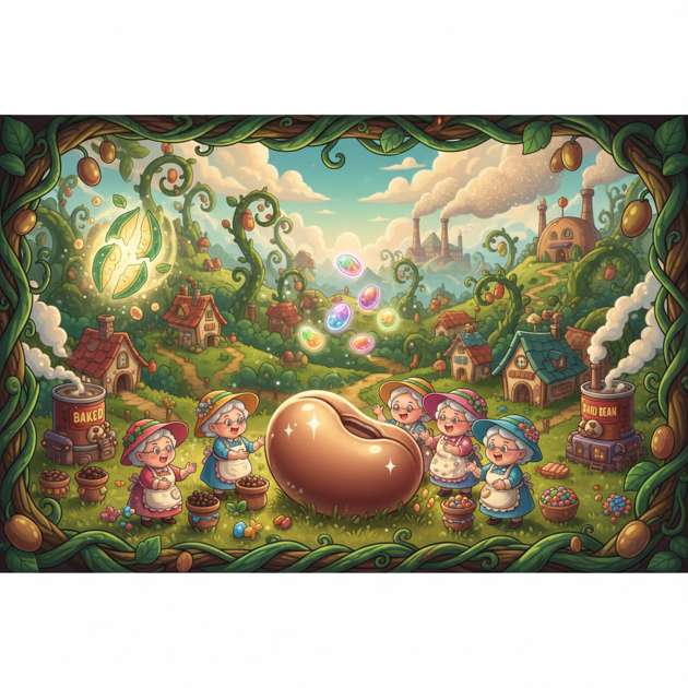 Bean Bonanza: Cozy Clicker - Jabali AI Poster