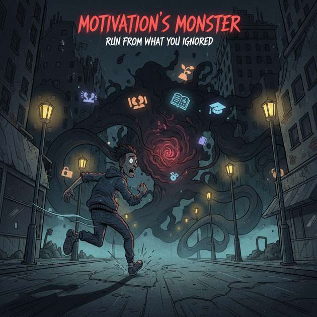 Shadow of Motivation - Monster Chase by Jabali AI