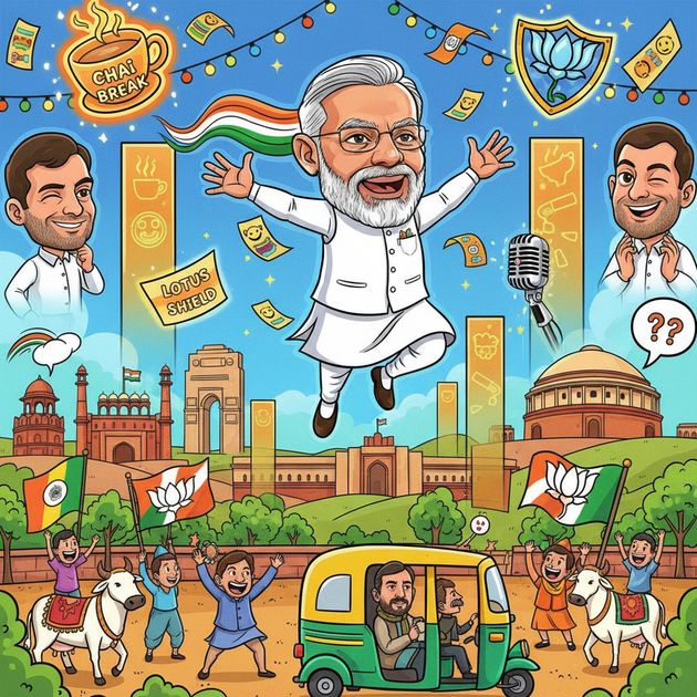 Modi ke Udaan - Jabali AI Poster