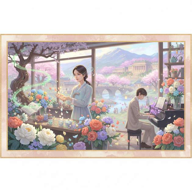 Petals and Color Music - Jabali AI Poster