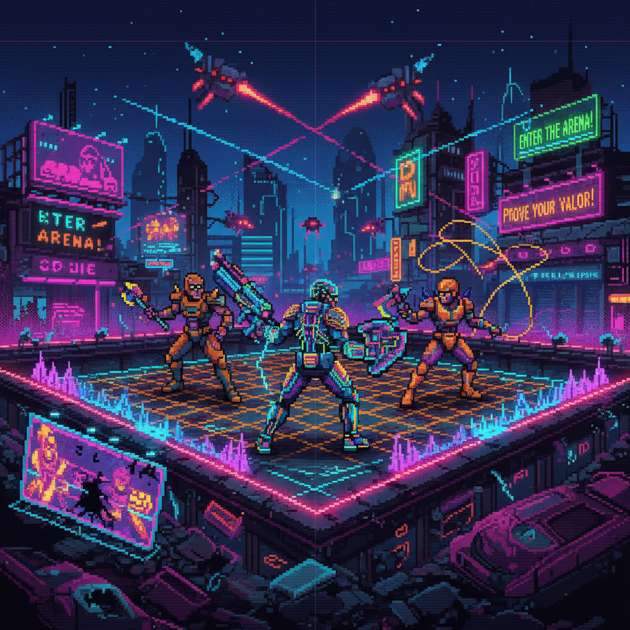 Pixel Fury Overdrive - Jabali AI Poster