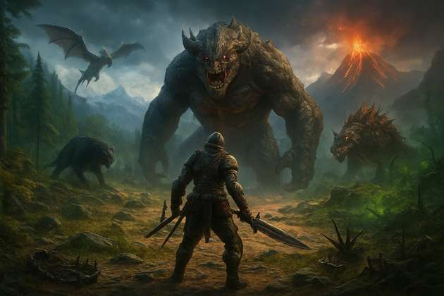 Wild Hunt: Behemoth Realm - Jabali AI Poster