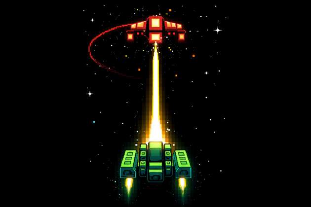 Pixel Blaster - Jabali AI Poster