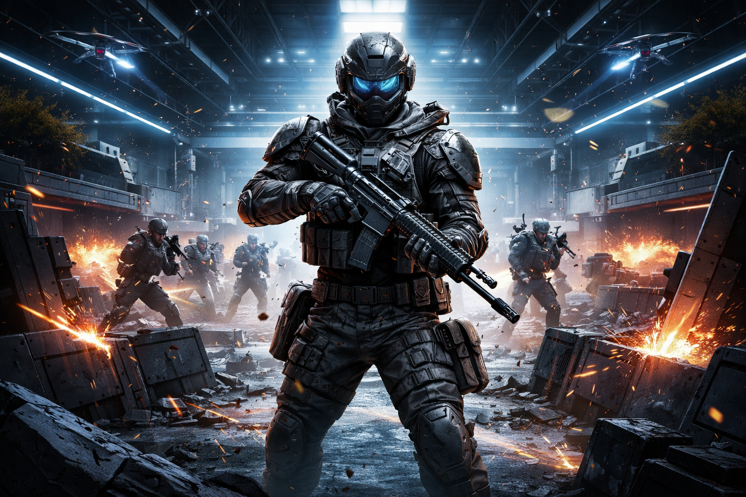Bullet Rush Widescreen Assault - Instant game by Jabali AI