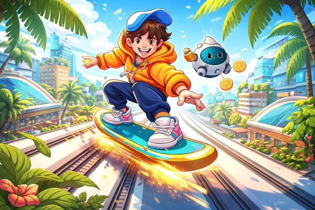 Sunway Surfers Rush - Jabali AI Poster