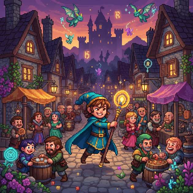 Kingdom Quest: Pixel Relics - Adventure RPG by Jabali AI