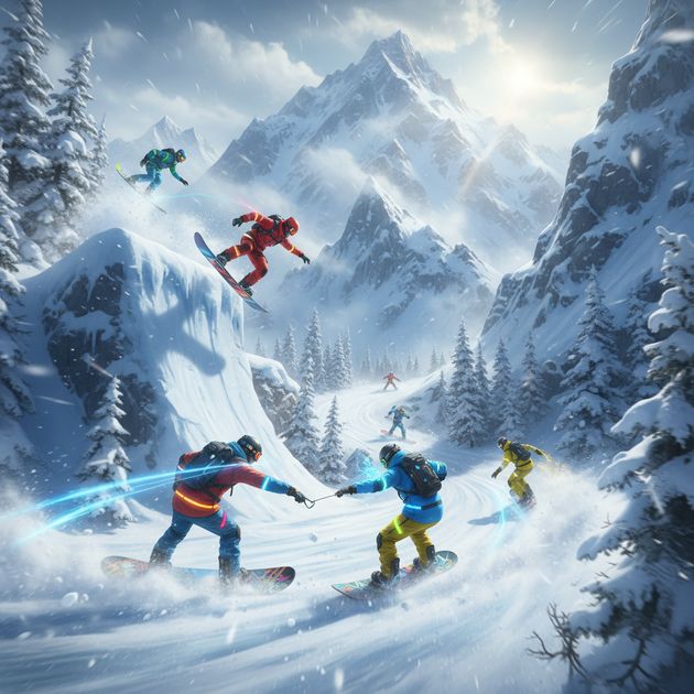 Summit Rush: Alpine Rivals - Jabali AI Poster