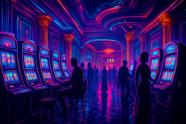 Neon Jackpots - Jabali AI Poster