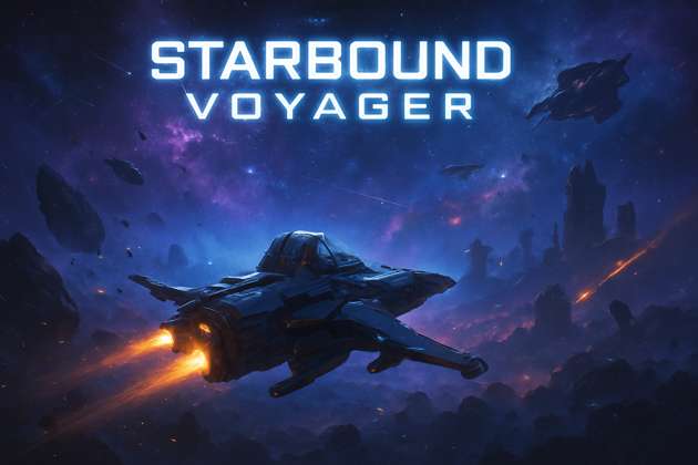 Starbound Voyager - Fixed Shooter Arcade by Jabali AI