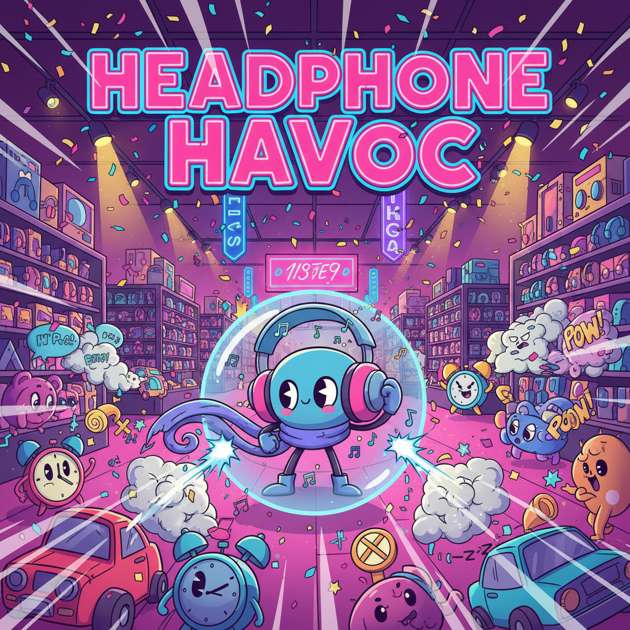 Headphone Havoc - Jabali AI Poster