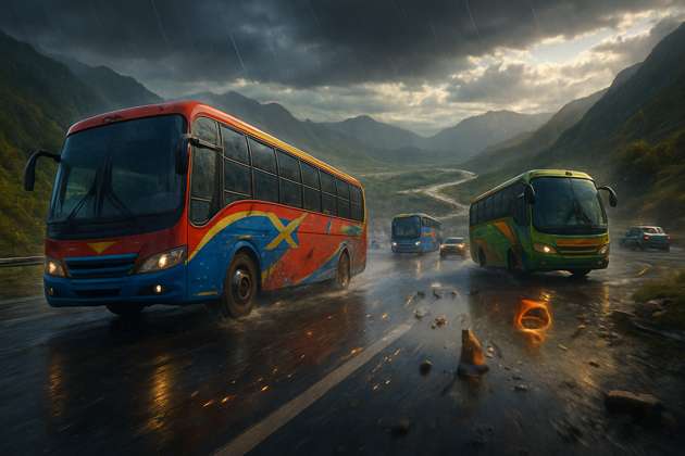 Bus Rampage: Mountain Mayhem - 3D Racing by Jabali AI