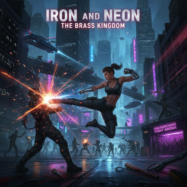 Neon Rebellion - Jabali AI Poster