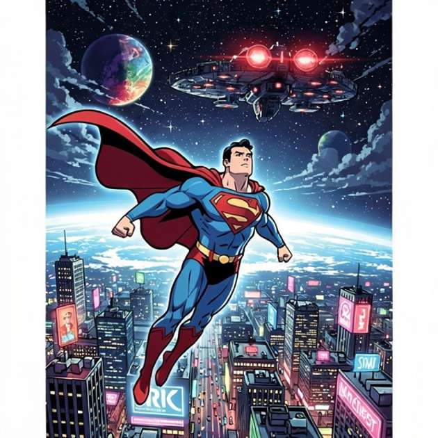 Superman: Wings of the Cosmos - Jabali AI Poster