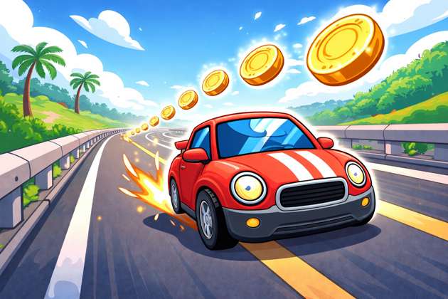 Highway Coin Rush - Jabali AI Poster