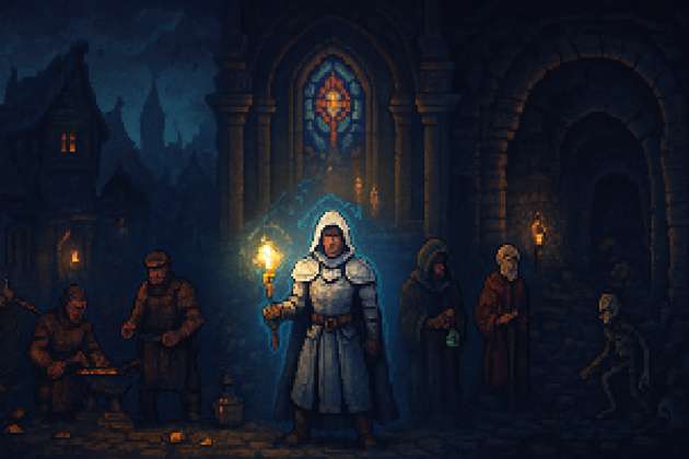 Cleric of the Catacombs - Jabali AI Poster