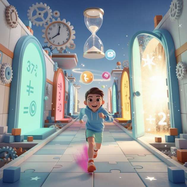 Kapıdan Geç Matematiği Seç - Jabali AI Poster
