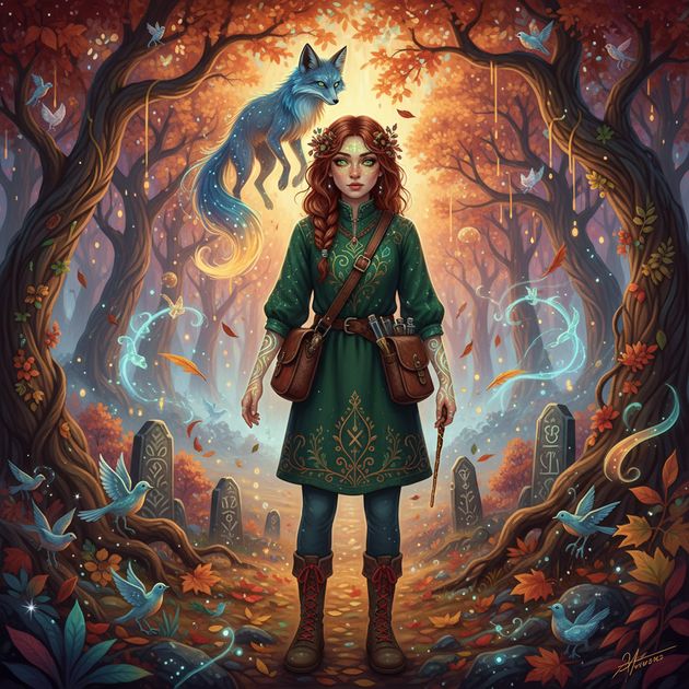 Autumnspell Awakening - Jabali AI Poster