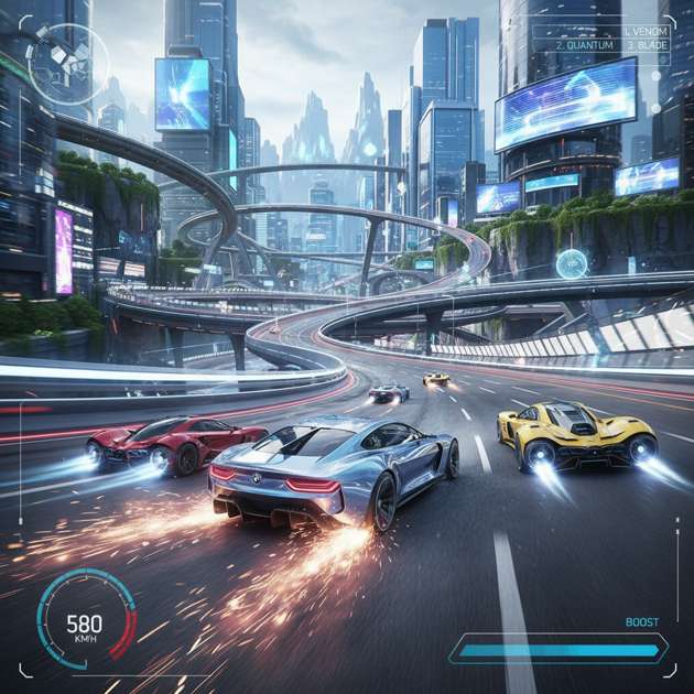 Neon Rivals: Battle Drift - 3D Racing by Jabali AI