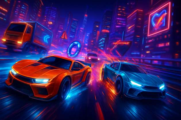 Neon Velocity: Street Clash - Jabali AI Poster