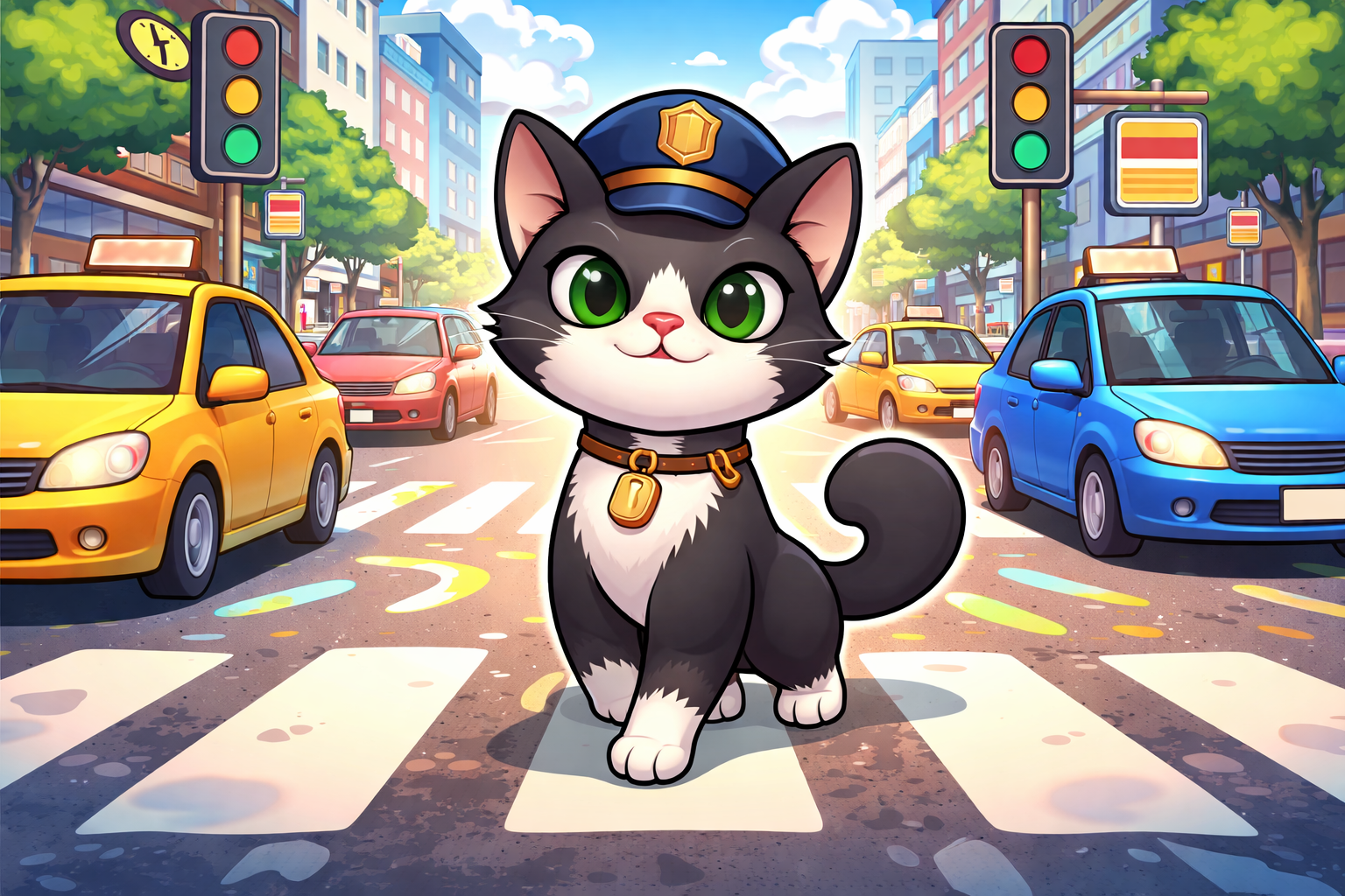 Cat car game 3d - Instant game by Jabali AI