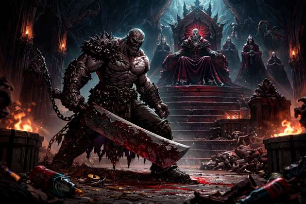 Monster vs Vampire Court Clash - Jabali AI Poster