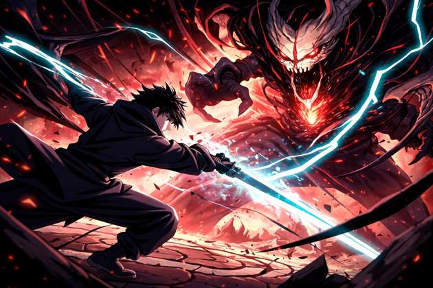 Jujutsu Clash: Sorcerer Showdown - Jabali AI Poster