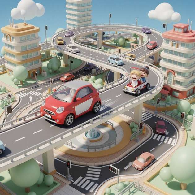 Kajol City Drive - Jabali AI Poster
