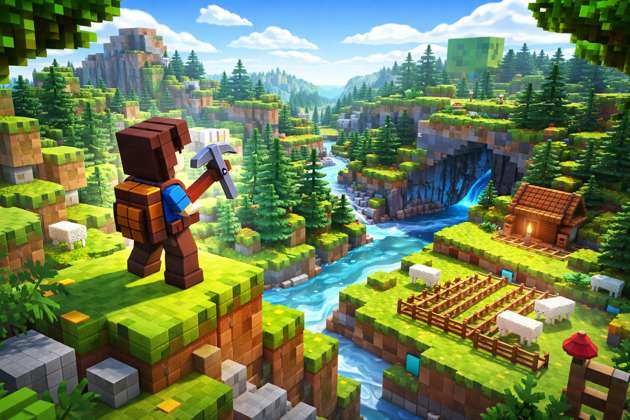 BlockCraft Adventures - Jabali AI Poster