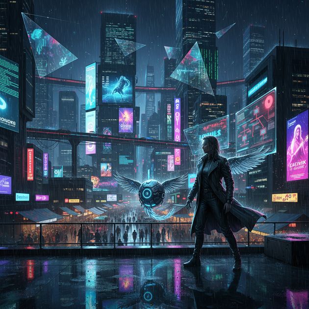 AI Guardians: Neo-Elysium Protocol - Jabali AI Poster