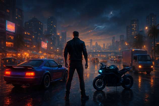 Metro Mumbai Drive - Jabali AI Poster