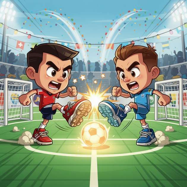 Big Heads Football 2 - Jabali AI Poster