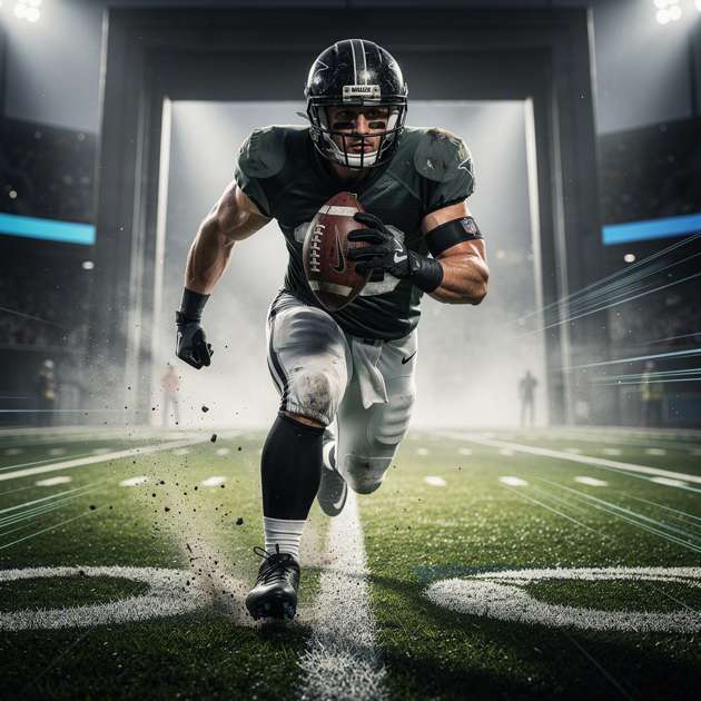 Gridiron Glory - Jabali AI Poster