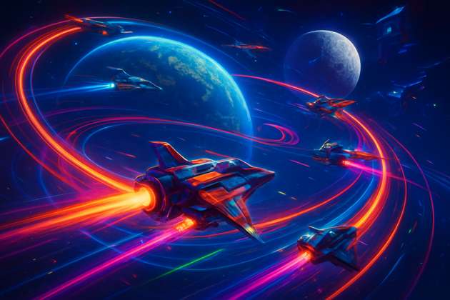 Orbital Rush: Space Racers - Jabali AI Poster