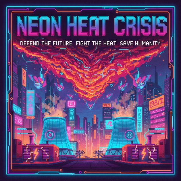 Neon Heat Crisis - Jabali AI Poster