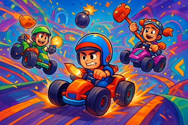 Kart Chaos Arena - Jabali AI Poster