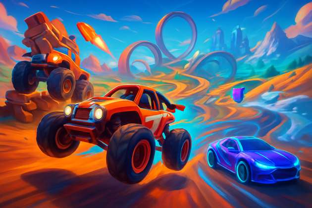 Turbo Hills: Combat Racers - Jabali AI Poster