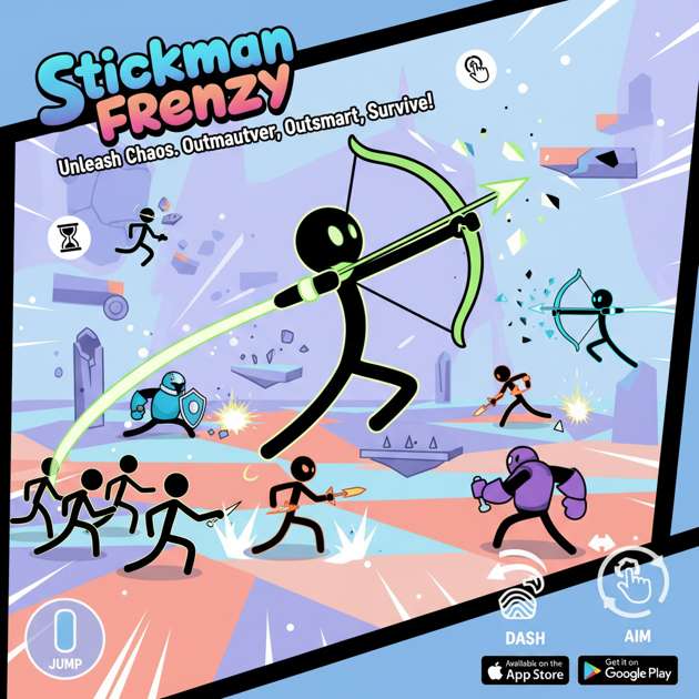 Stickman Frenzy - Jabali AI Poster