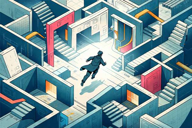 Shifty Maze Escape - Jabali AI Poster