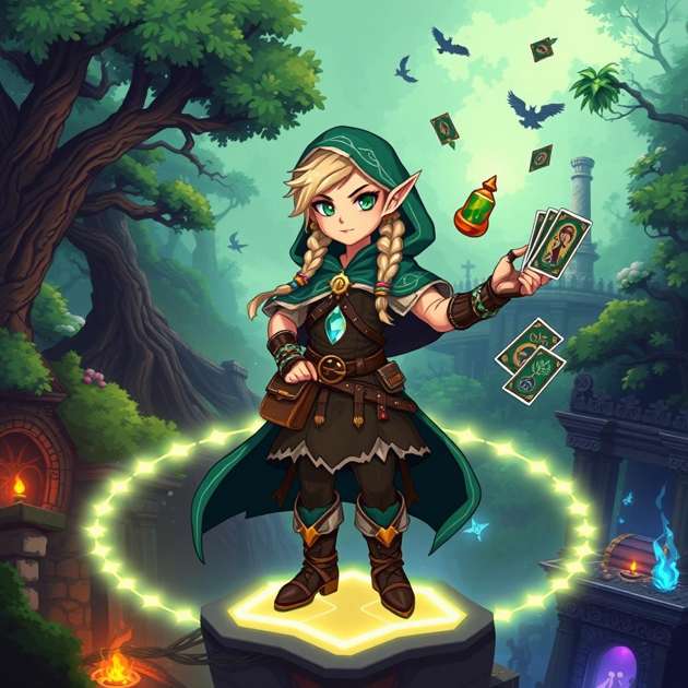 Vira's Arcane Ascent - Jabali AI Poster