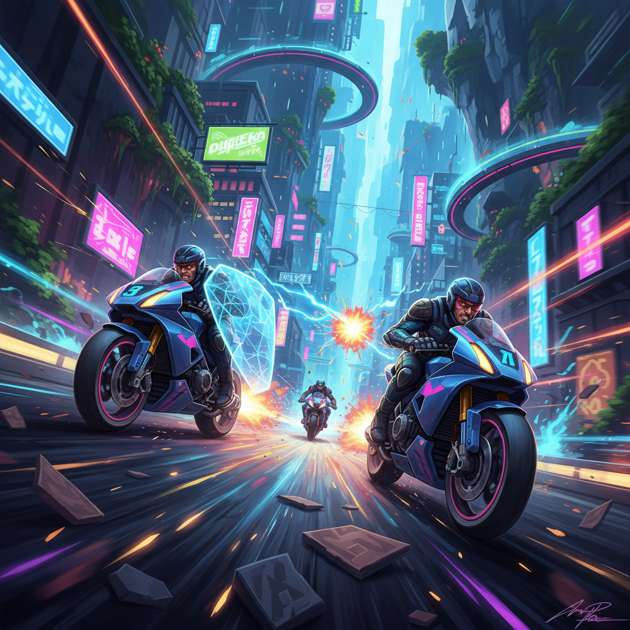 Rocket Riders: Combat Rush - 3D Racing by Jabali AI