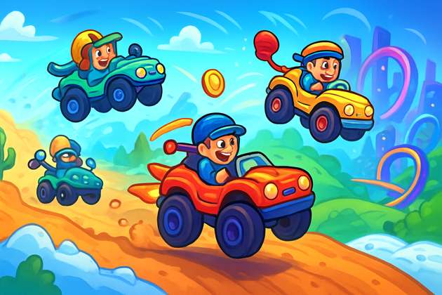 Turbo Tilt Racers - Jabali AI Poster