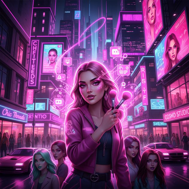 Blush City Rising - Jabali AI Poster