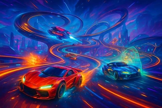 Velocity Circuit: Chaos Run - Jabali AI Poster