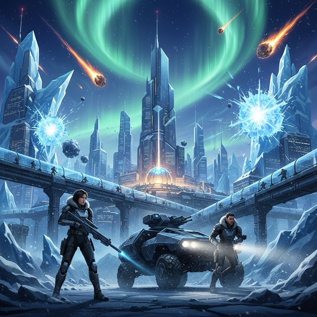 Aurora Fortress - Jabali AI Poster